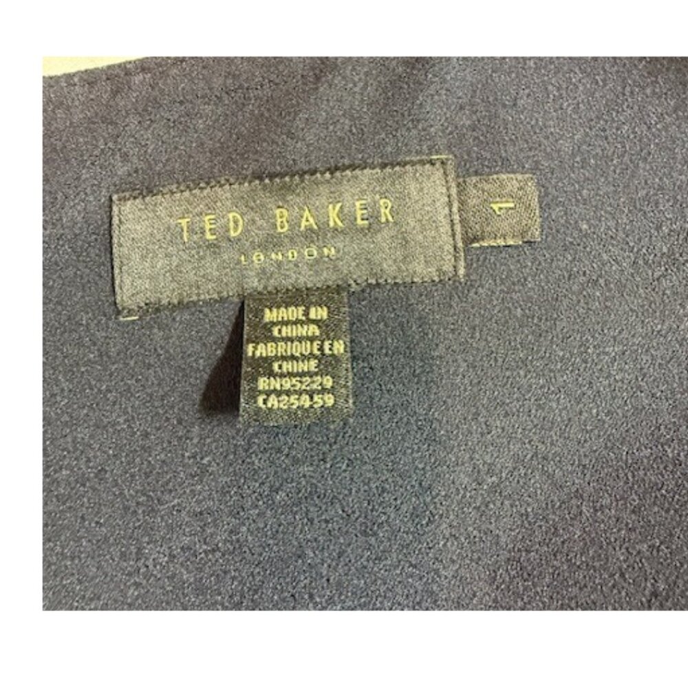 Ted Baker London Navy Sleeveless Sheath Dress Women’s Size 1 - Picture 4 of 8